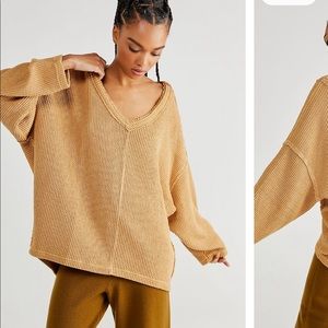Free People easy v sweatshirt
